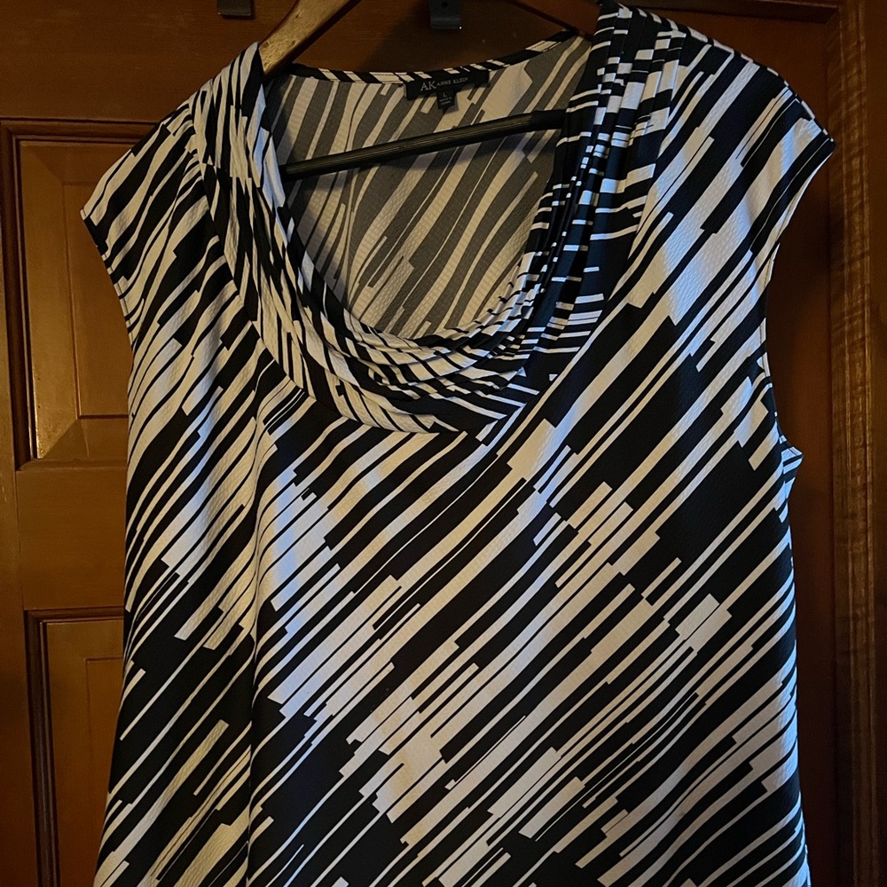Anne Klein Short Sleeve Blouse